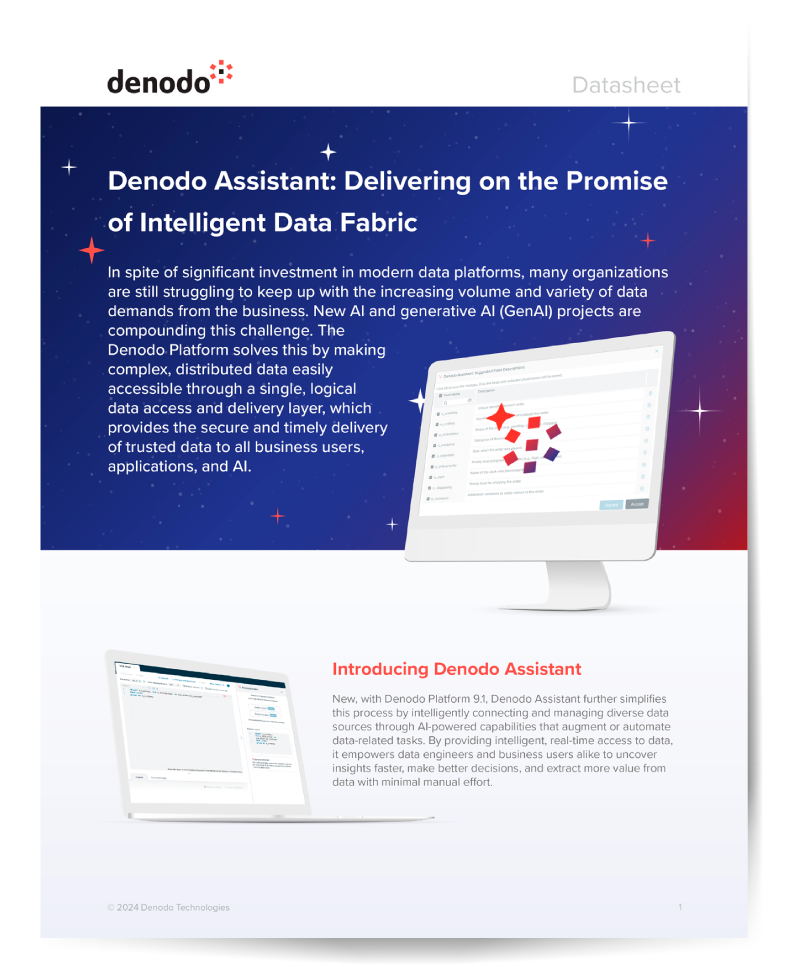 Denodo Assistant Datasheet