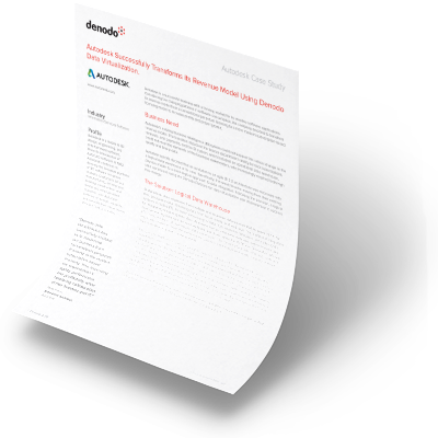 Autodesk Uses Denodo Platform as Logical Data Warehouse